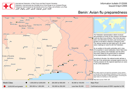 Benin: Avian Flu Preparedness