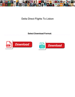 Delta Direct Flights to Lisbon