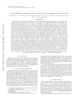 A Photometric Variability Survey of Field K and M Dwarf Stars With