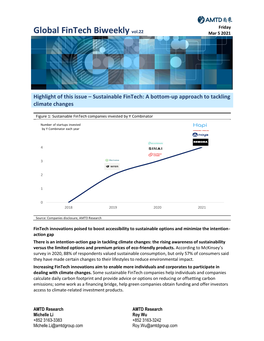 Global Fintech Biweekly Vol.22 Mar 5 2021