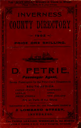 Inverness County Directory for 1887[-1920.]