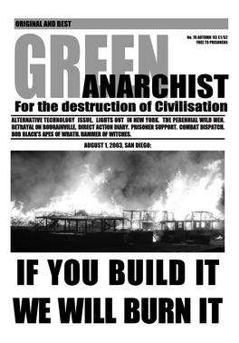 Green Anarchist Magazine No. 70