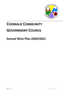 Annual Shire Plan 2020-21.Pdf650.10 KB