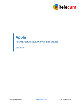 Apple Patent Acquisition Analysis and Trends