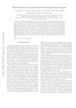 Meson and Baryon Spectrum for QCD with Two Light Dynamical Quarks