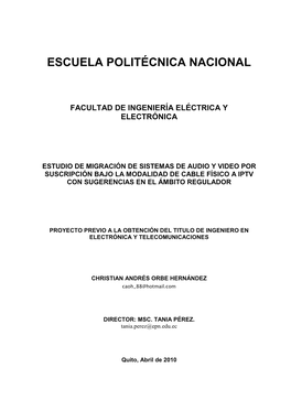 Facultad De Ingeniería Eléctrica Y Electrónica