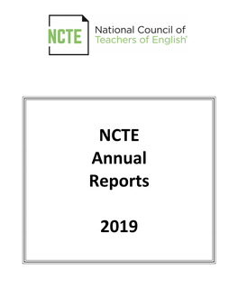 NCTE Annual Reports 2019