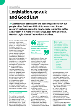 Civil Service Quarterly Issue 03 January 2014