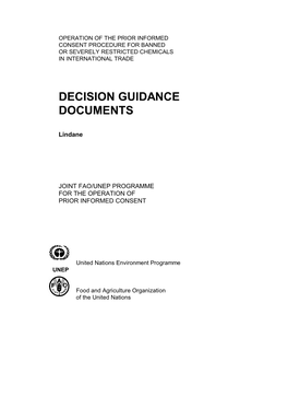 Decision Guidance Documents