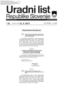 Uradni List RS, Št