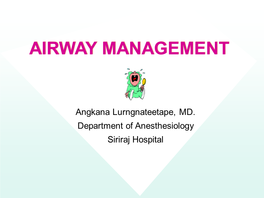 Airway Management