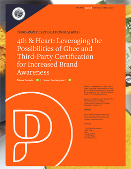 4Th and Heart Ghee Case Study