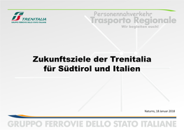 Die Zukunftsziele Von Trenitalia Von Roger Hopfinger