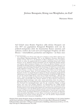 Jérôme Napoléon - Und Die Kunst Und Kultur Im Königreich Westphalen / Et L’Art Et La Culture Dans Le Royaume De Westphalie