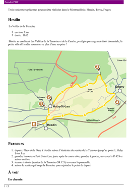 Hesdin Parcours À Voir