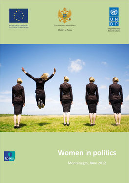 Women in Politics in Montenegro June 2012