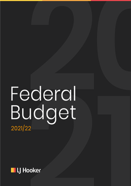 Federal Budget 2021/2220 21 Federal Budget 2021/22