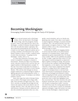 Becoming Mockingjays: Encouraging Student Activism Through the Study of YA Dystopia