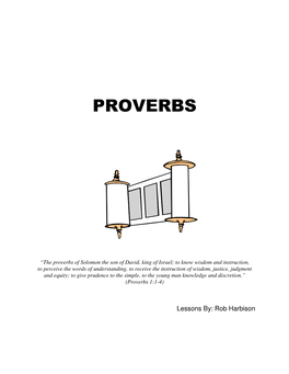 Proverbs Bible Study Guide