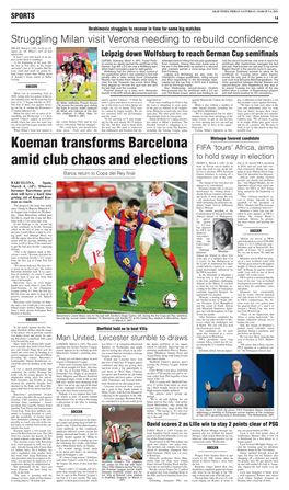Koeman Transforms Barcelona Amid Club Chaos and Elections