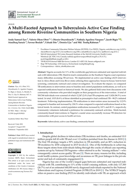 A Multi-Faceted Approach to Tuberculosis Active Case Finding Among Remote Riverine Communities in Southern Nigeria