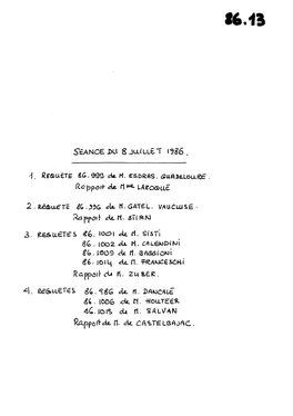 ELECTIONS LEGISLATIVES DU 16 L1ars 1986 DANS LE DEPARTE!1ENT DE LA GUADELOUPE