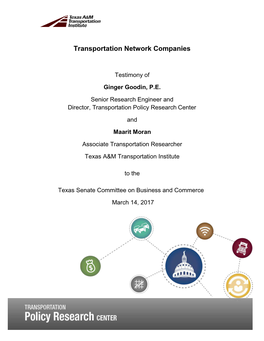 Transportation Network Companies