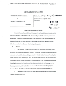 US V. George Papadopoulos