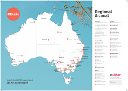 Regional & Local Radio Map Poster