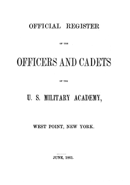 Official Register of the Officers And