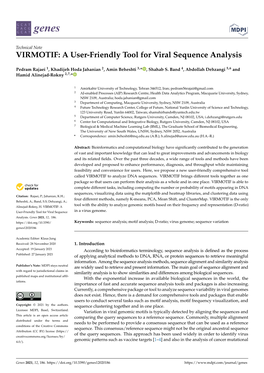 VIRMOTIF: a User-Friendly Tool for Viral Sequence Analysis