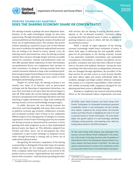 Does the Sharing Economy Share Or Concentrate?