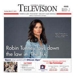 Robin Tunney Lays Down the Law in ‘The Fix’