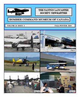 The Nanton Lancaster Society Newsletter