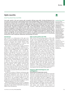 Optic Neuritis