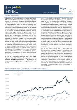 Market Commentary Portfolio Performance Vs