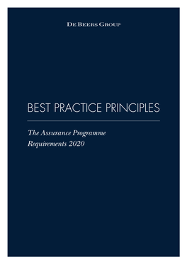 Best Practice Principles