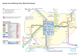 Buses from Mildmay Park, Balls Pond Road