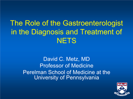 Clinical Diagnosis of Nets