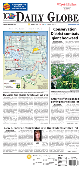 Conservation District Combats Giant Hogweed