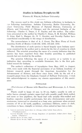 Proceedings of the Indiana Academy of Science