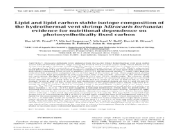 Lipid and Lipid Carbon Stable Isotope