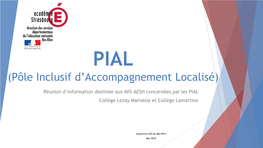 PIAL (Pôle Inclusif D’Accompagnement Localisé)