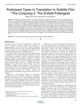 The Conjuring 2: the Enfield Poltergeist Megan Asri Humaira, Rasmitadila, Achmad Samsudin