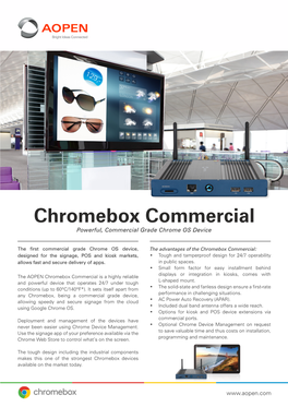 Chromebox Commercial Powerful, Commercial Grade Chrome OS Device