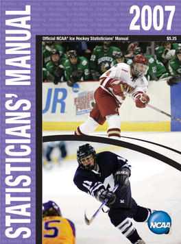 2007 NCAA Ice Hockey Statisticians' Manual