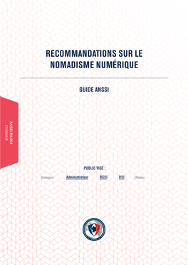 Recommandations Sur Le Nomadisme Numérique