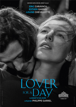 Eric Caravaca Esther Garrel Louise Chevillotte a Film By