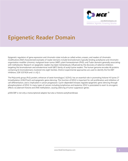 Epigenetic Reader Domain