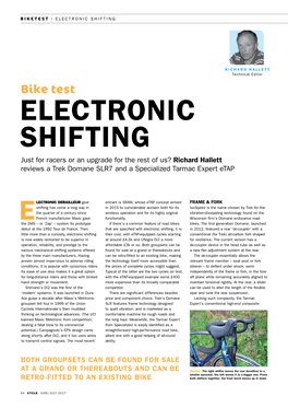 Electronic Shifting